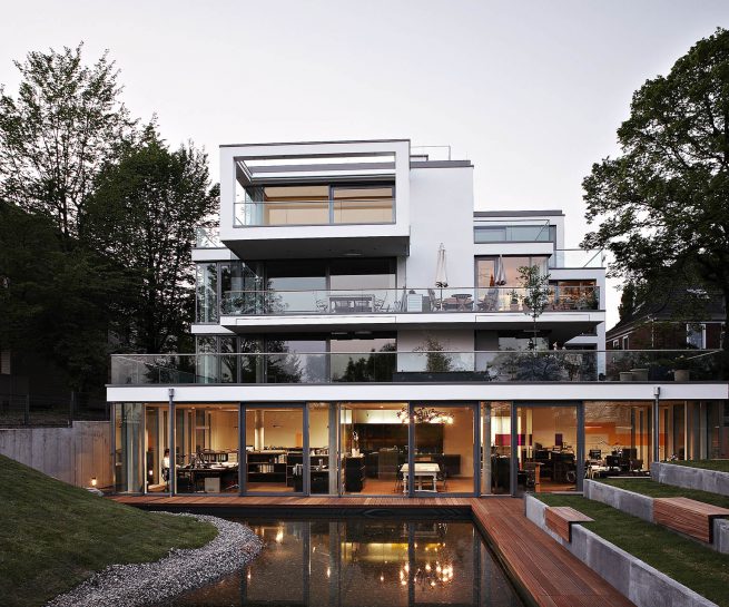 Elbchaussee 93 Gartenfassade