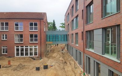 Verbbindung Bestandsgebäude und Anbau